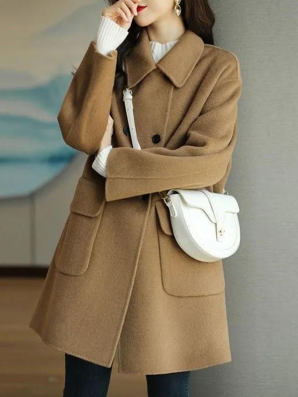 Şık, Orta Uzunlukta Yün Palto, - Wool Coat Peacoat incelemesi ve fiyatı