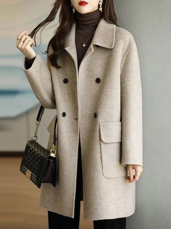 Şık, Orta Uzunlukta Yün Palto, - Wool Coat Peacoat incelemesi ve fiyatı